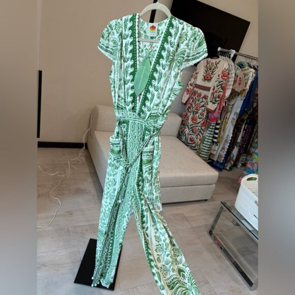 Farm Rio: Green River Ride Lenzing Euroflax™ Jumpsuit - Picture 5 of 10